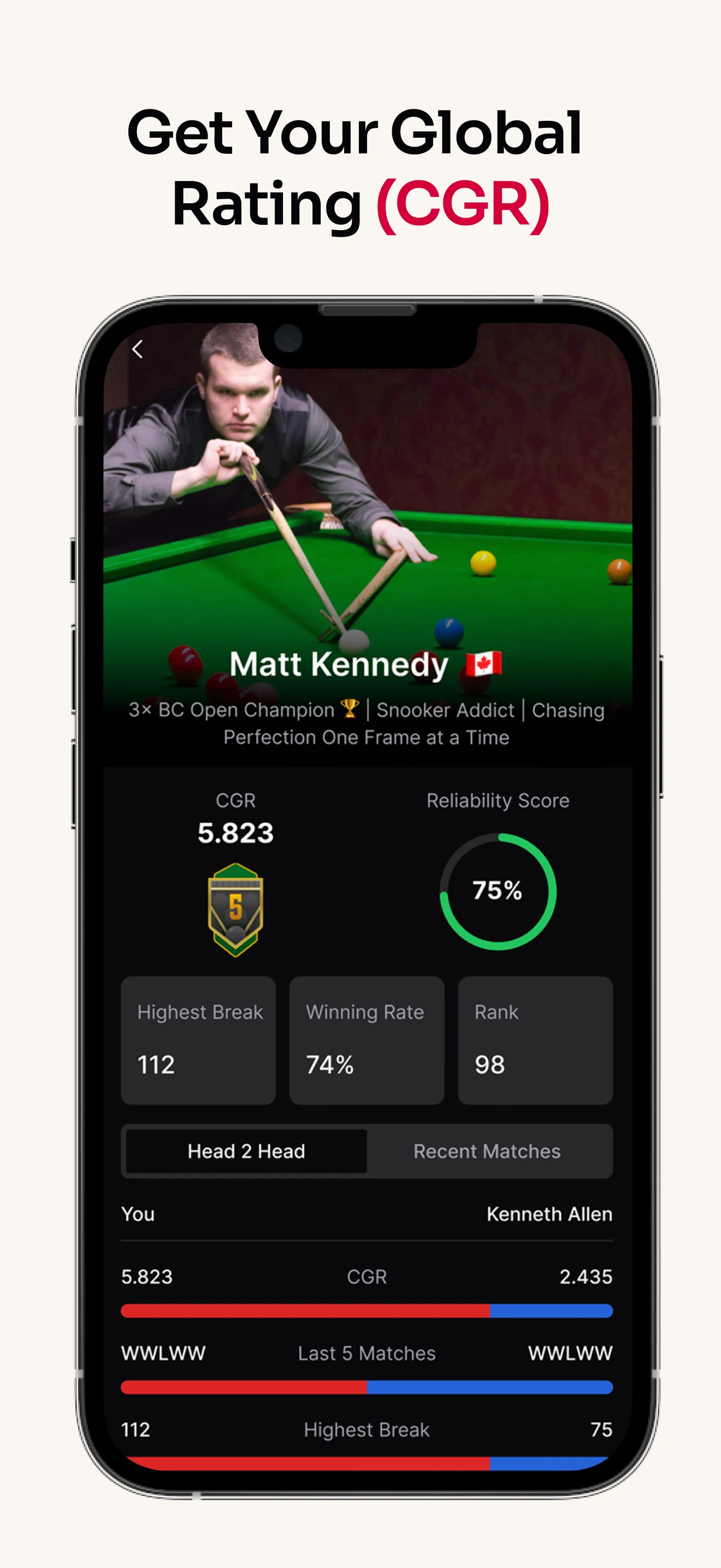 CuePal: Snooker, pool, Heyball screenshot