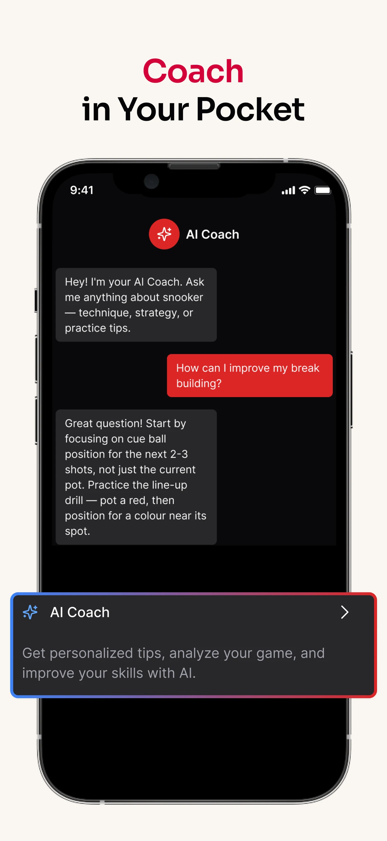 CuePal: Snooker, pool, Heyball screenshot