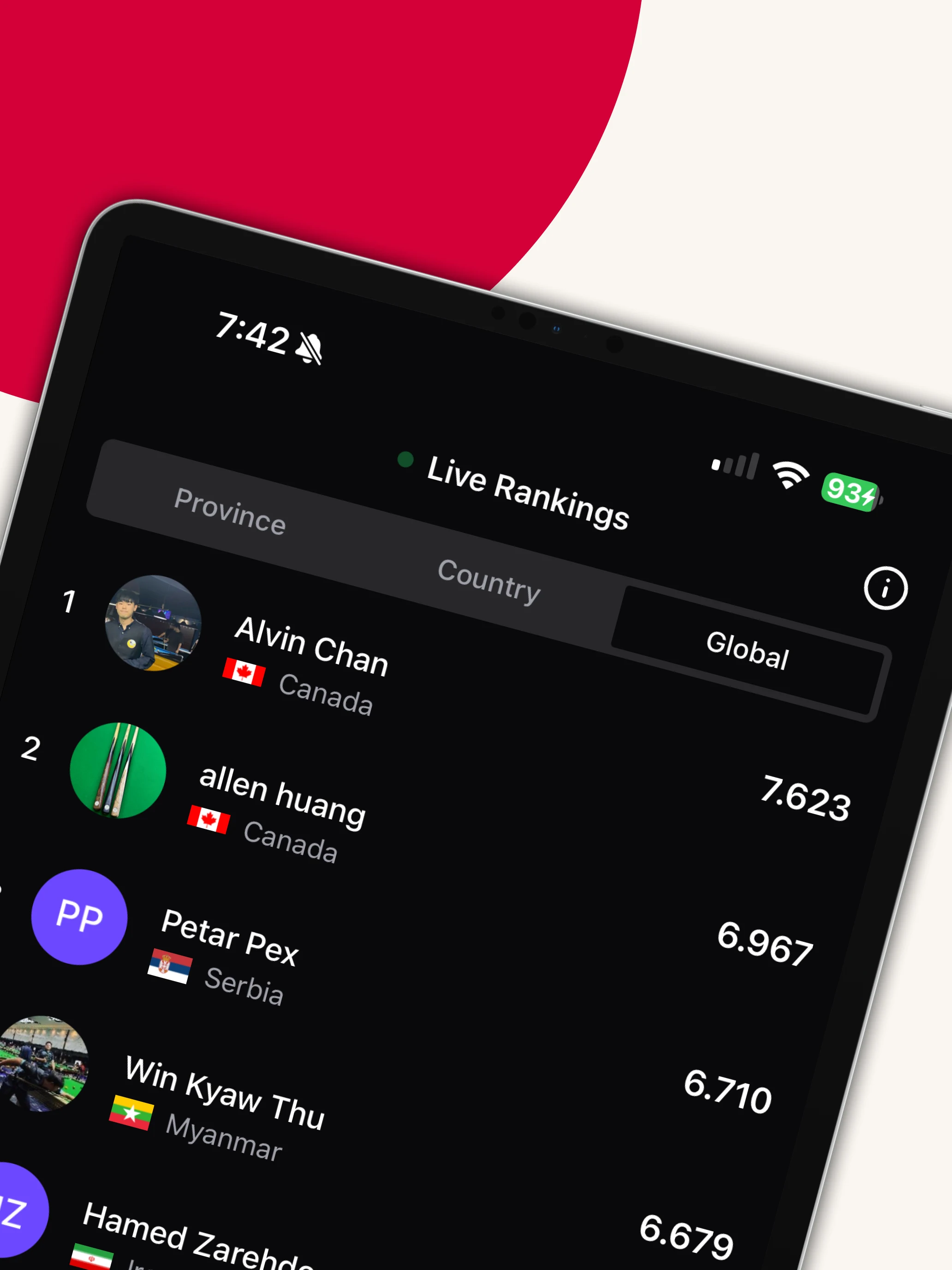 CuePal: Snooker, pool, Heyball screenshot